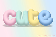 Puff 3D Brushes for Procreate, a Brush Add-On by AngelfishCreative (Thumbnail 6 of 10)