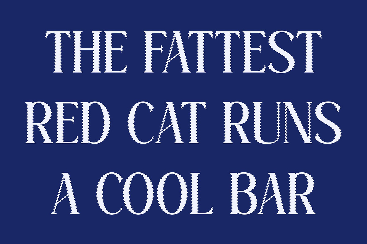 CS Alma Distort, a Serif Font by Craft Supply Co. (Photo 5 of 8)