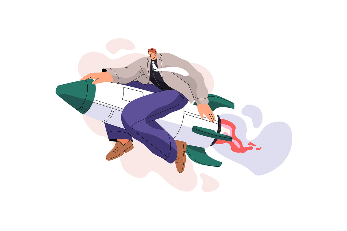 Business people set. Startup concept, a Person Illustration by PaperTrident (Photo 3 of 13)