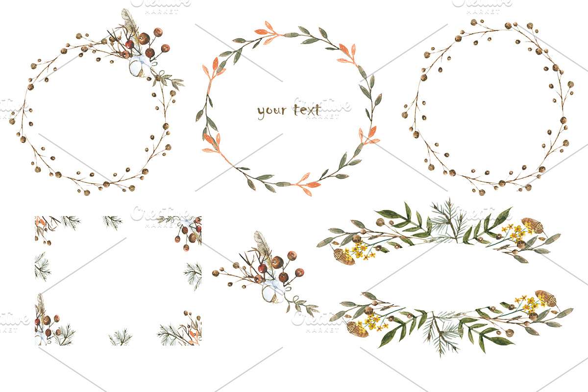 Autumn and foxes animals set, an Object Graphic by JuliaFast (Photo 3 of 7)