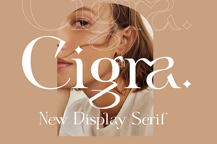 Cigra - Stylist Serif With Ligature, a Sans Serif Font by Identy Studio