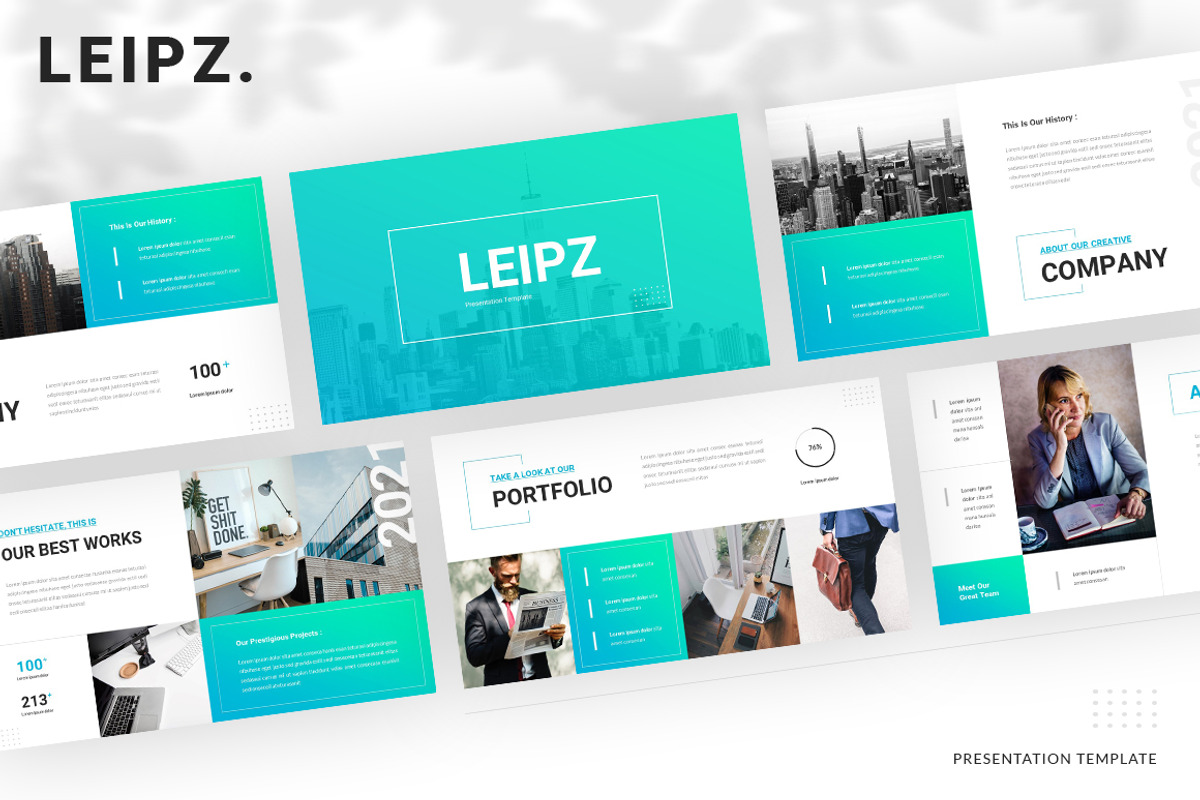 Leipz - Business Powerpoint, a Presentation Template by Design Persona (Photo 1 of 5)