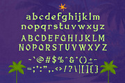 Shaka Sunset - 1950's Hawaiian Type, a Serif Font by HipFonts (Thumbnail 2 of 9)