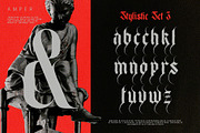 Makhor Metal Blackletter Font, a Blackletter Font by alit design (Thumbnail 15 of 20)