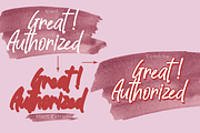 Great Authorized / Handmade Font, a Script Font by Haksen (Thumbnail 5 of 8)