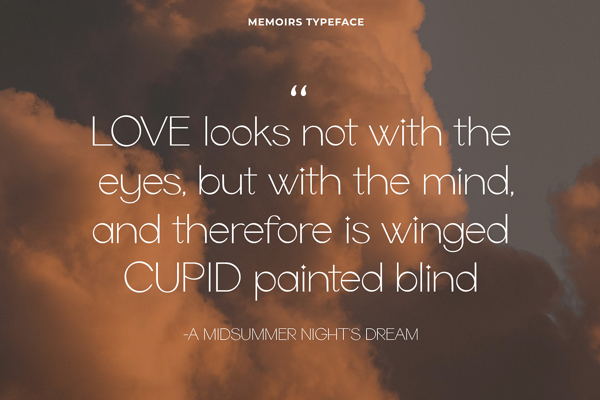Memoirs Sans Modern Logo Font, a Sans Serif Font by Mila Garret (Photo 11 of 15)