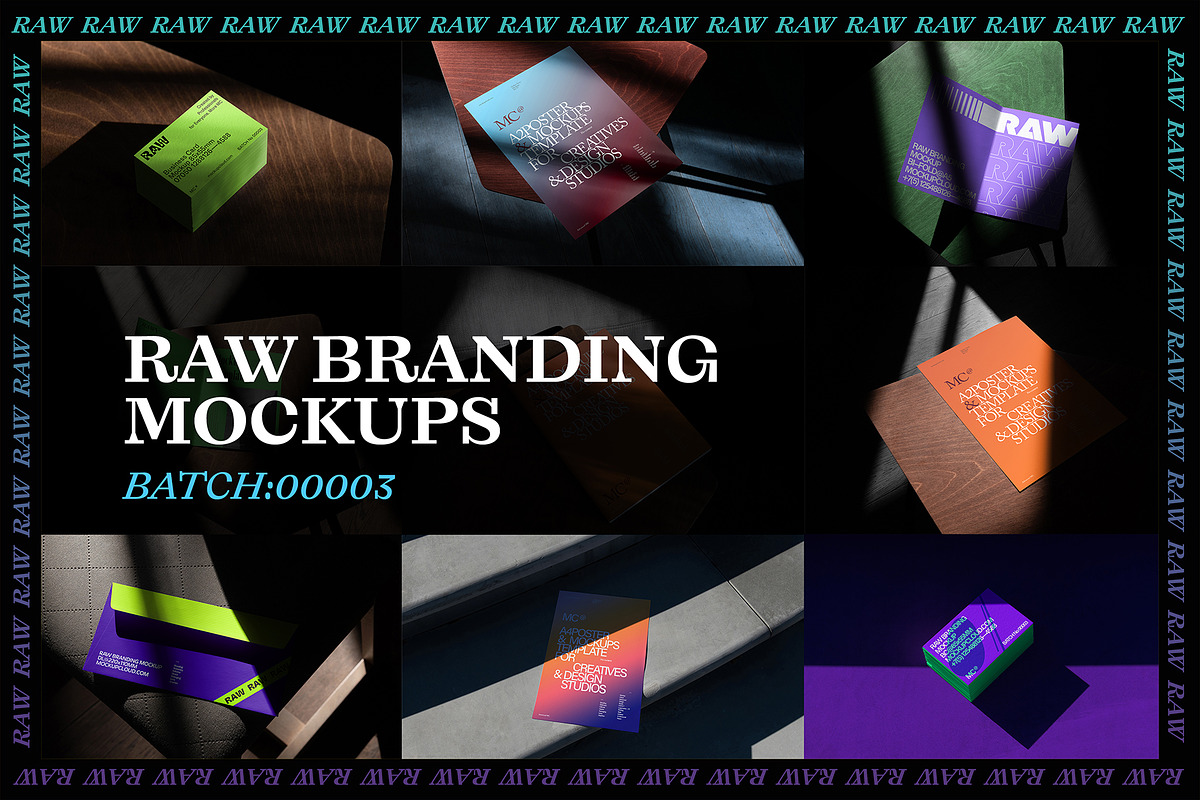 Raw Branding Mockups / Batch 00003, an Advertising Mockup by Mockup Cloud (Photo 1 of 27)