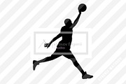 Silhouette of basketball players NBA, a Person Illustration by Matrosovv (Thumbnail 2 of 9)