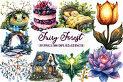 Whimsical Fairy Forest Clipart, an Illustration by Daily.Designs (Thumbnail 1 of 11)