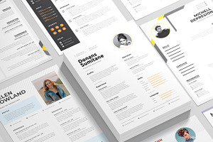 1000 Word Resume Bundle Template