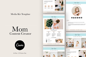 Mom Media Kit Template | Canva