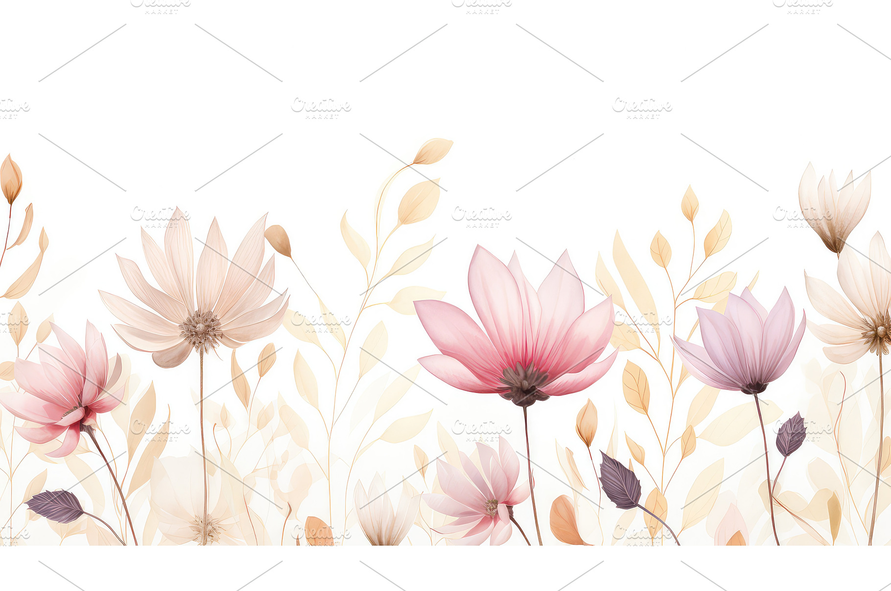 floral botanical flower background, a Nature Photo by pikepicture