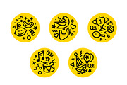 Creative Event icons., an Object Graphic by Anton Akhmatov (Thumbnail 2 of 3)