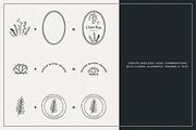 Floral Logo Graphics Bundle, a Decorative Illustration by Kin Design (Thumbnail 7 of 11)