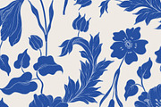 Vintage Blue Floral Seamless Pattern, a Pattern Graphic by likorbut (Thumbnail 13 of 13)