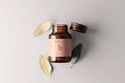 Amber Glass Bottle Mockups, a Cups & Container Mockup by pmvch (Thumbnail 10 of 20)