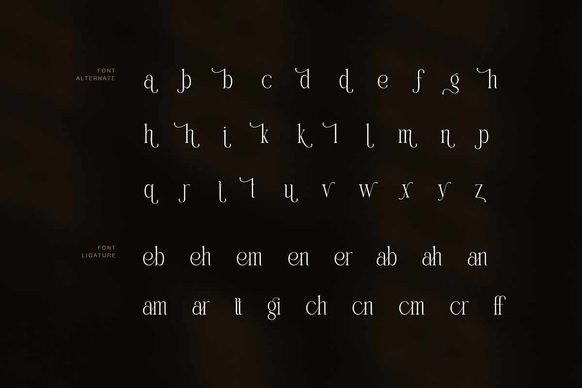 Bember Elegant Serif Font, a Serif Font by Graphicxell (Photo 8 of 8)