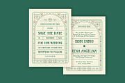 Art Nouveau Wedding Invitation, an Invitation Template by Neermana (Thumbnail 2 of 4)