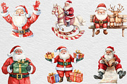 Santa Claus Clipart, an Illustration by Black Bird Studio (Thumbnail 5 of 6)