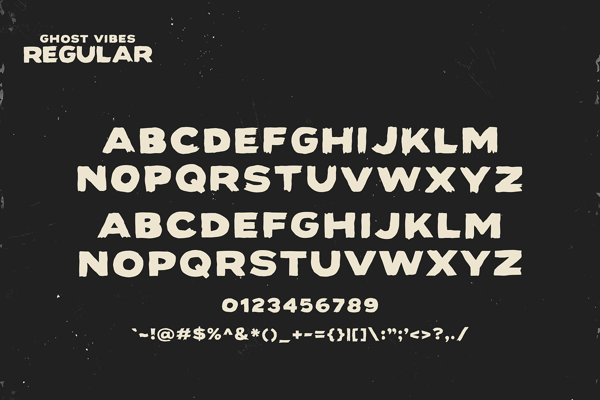 Ghost Vibes - Font, a Font by Visual Blends (Photo 3 of 7)
