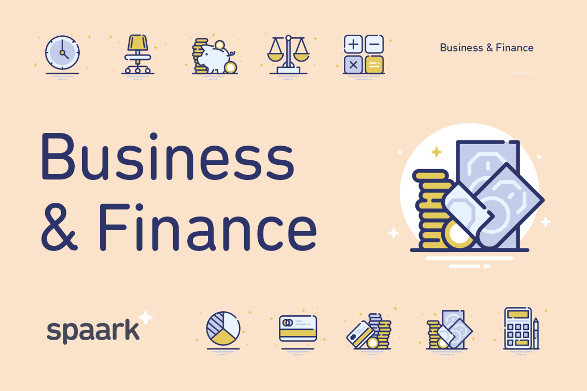 Spaark Business & Finance (20 icons), an Outline Icon by Petr Knoll (Photo 1 of 4)