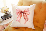Watercolor Clipart - Pink Bow - Bow, an Illustration by Sublimation Artist (Thumbnail 6 of 6)