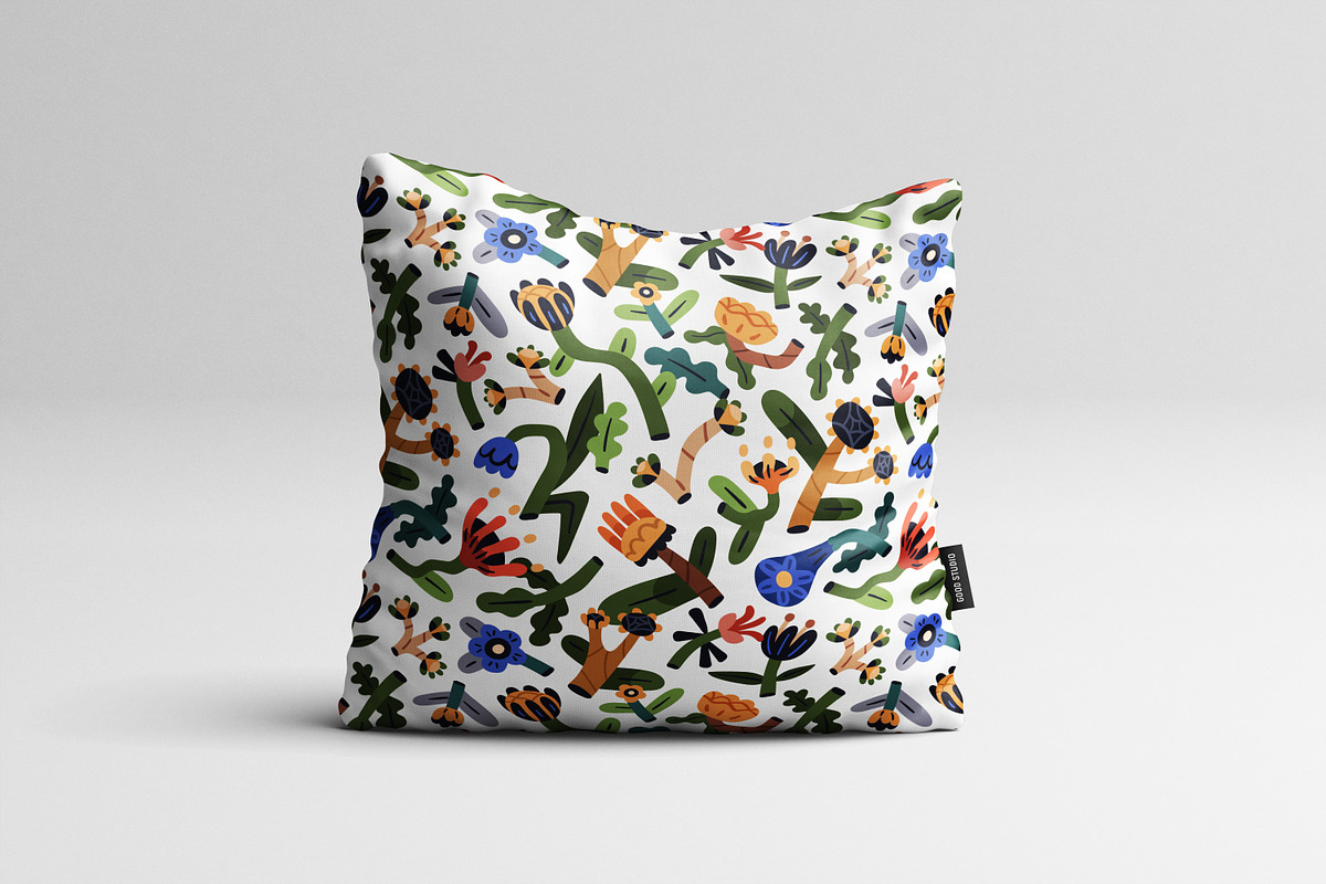 Abstract flowers, seamless patterns, a Pattern Graphic by Good Studio (Photo 9 of 11)