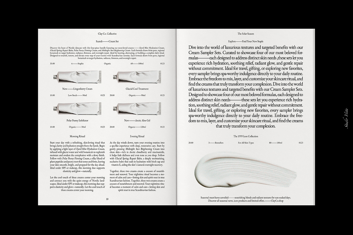 Product Brand Magazine Template⸻Clay, a Magazine Template by Studio Viita (Photo 8 of 11)