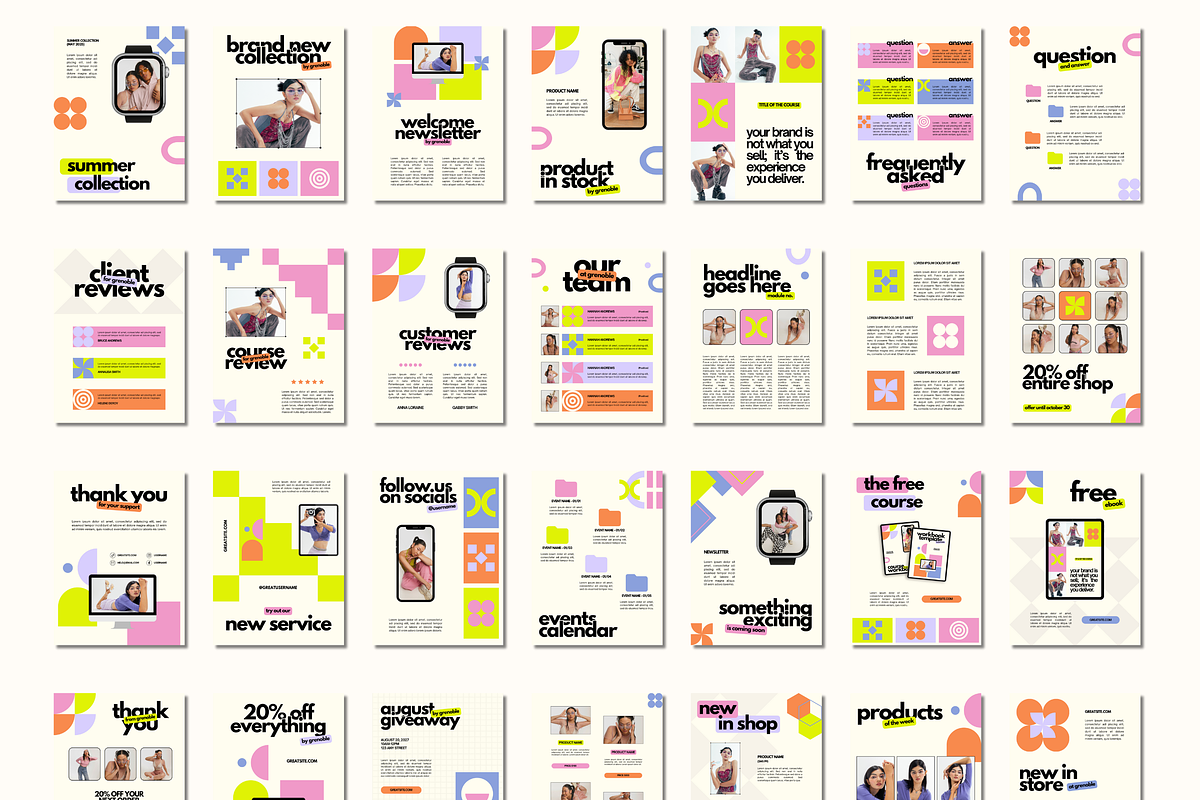 Email Marketing Newsletter Template, an Email Template by Branding Babe Co. (Photo 4 of 10)