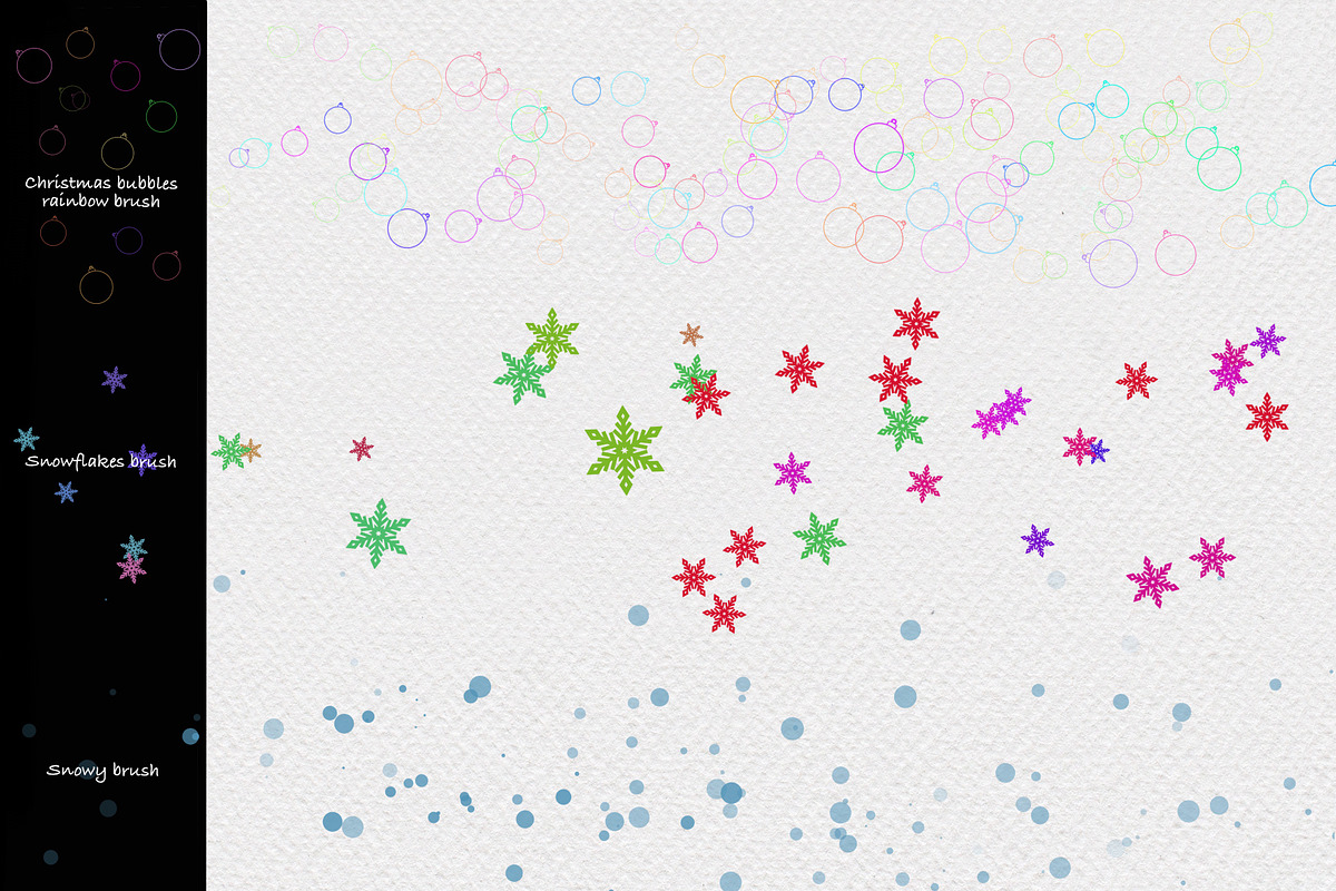 Winter Procreate Brushes & Stamps, a Shape Add-On by Ducatum (Photo 5 of 8)