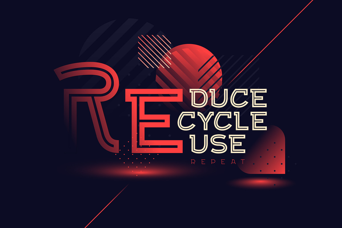 Exa Metline font preview 2