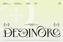 Desinore – Elegant Luxury Serif Font