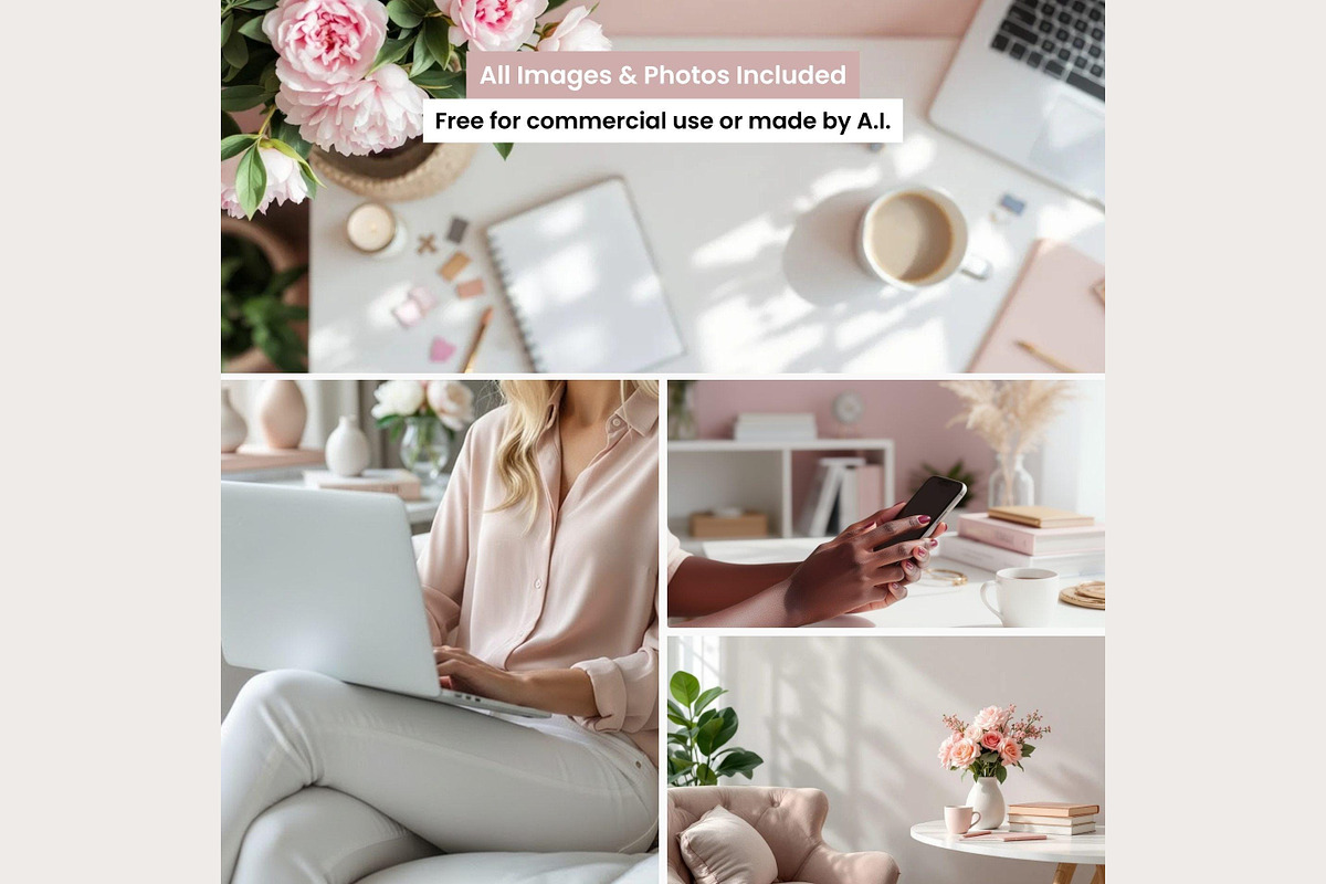 Systeme.io Blush Website Template, a Landing Page Template by Hayley's Digital Hub (Photo 10 of 10)