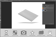 Floating Paper Sheet Hovering PSD, a Product Mockup by Bruno's Shop (Thumbnail 2 of 3)