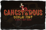 Gangsterous font + 10 designs, a Symbol Font by Heather_insane (Thumbnail 1 of 8)