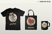Retro cartoon characters, an Animal Illustration by Aure Design (Thumbnail 10 of 12)