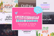 The Handwritten Font Bundle - Vol 04, a Handwritten Font by Lollipop Hand Drawn (Thumbnail 1 of 11)