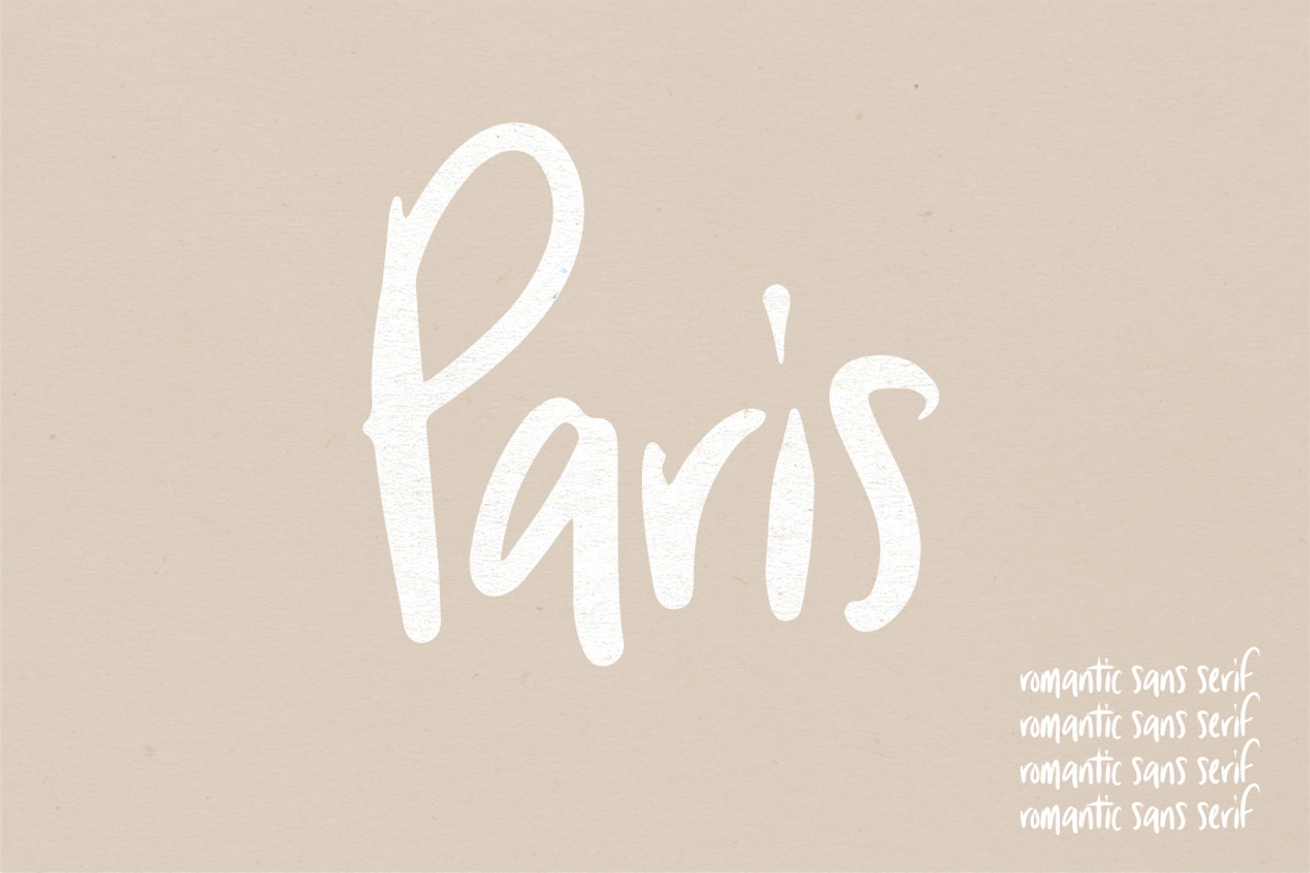 Paris | A Romantic Font preview 5