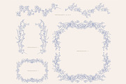 Rustic Chinoiserie Floral Pack, a Decorative Illustration by AW Studios (Thumbnail 6 of 10)