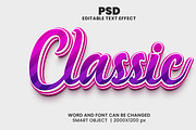 Classic 3D Text Effect font style, a Layer Style Add-On by bdrobin (Thumbnail 2 of 2)