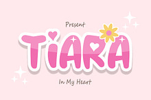 Tiara - Kids Font Types