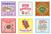 Italian Summer Stamp Clipart Bundle, an Illustration by Dream Creation (Thumbnail 3 of 8)