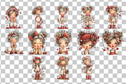 Cherry Girl PNG Clipart Watercolor, a Person Illustration by Nicolle's Colorful Art (Thumbnail 3 of 3)