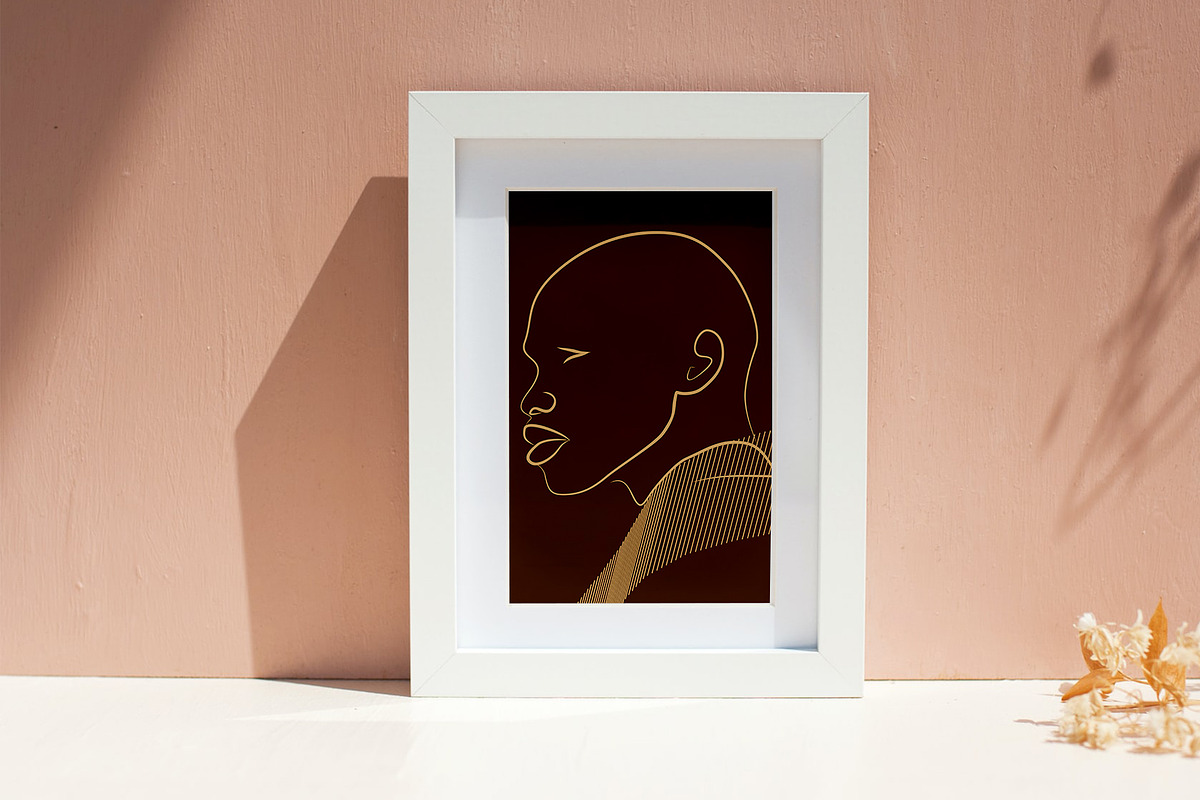 LINE ART COLLECTION BLACK MALE, an Illustration by ArtOLB (Photo 2 of 10)