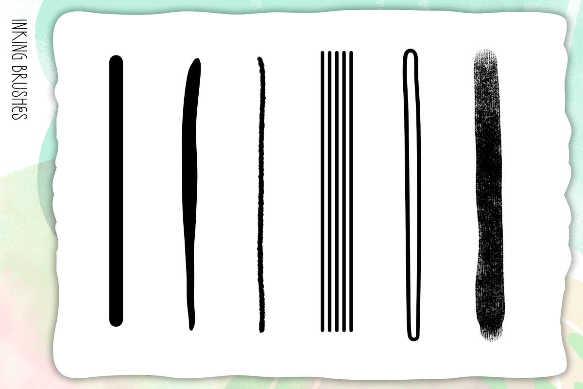 Abstract Procreate Brush Bundle, a Brush Add-On by cugypress (Photo 19 of 23)