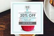 Themed Instagram promo posts, a Social Media Template by Vova (Thumbnail 3 of 8)