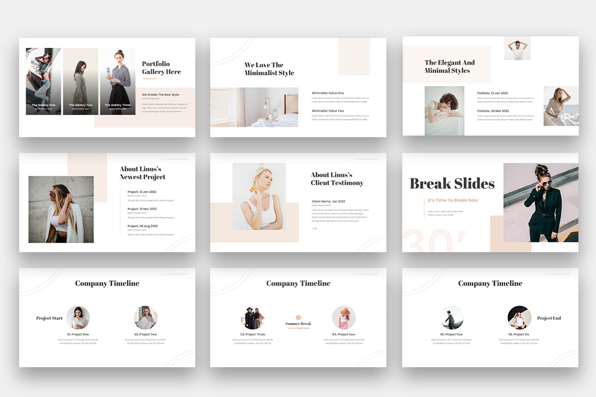 Linus Creative Minimalist Keynote, a Presentation Template by kerismaker (Photo 4 of 6)