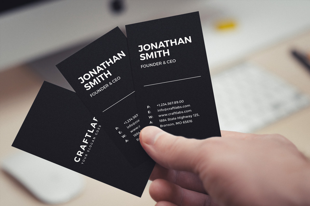 Simple Minimal Business Card 44, a Business Card Template by ND Design (Photo 5 of 8)