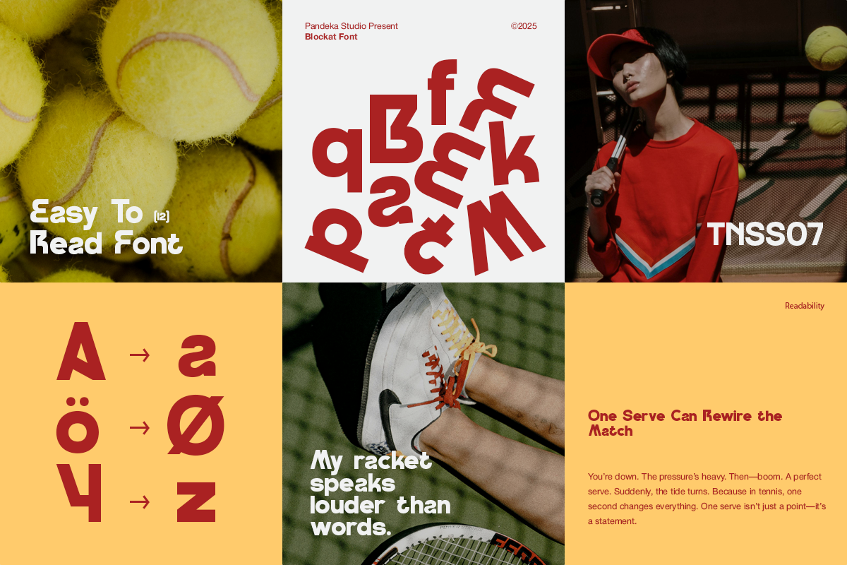 Blockat - Geometric Corporate Font, a Sans Serif Font by Pandeka Studio (Photo 3 of 8)