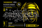 Tribal Hole Typeface, a Serif Font by alit design (Thumbnail 3 of 20)